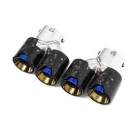 CRJIMX Quadruple Embout D'Échappement Fibre De Carbone Pour B&MW G20 G21 M340i M240i G42 M440i Silencieux Hautes Performances Pour Système D'Échappement(Carbon Fiber K)
