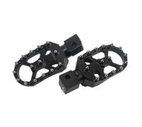 CRJIMX Repose-pieds Avant Degré Réglable Pattes De Pied Rotatives Pour Indian Pour Scout Pour Bobber Pour Twenty Pour Sixty ABS(Noir Argent)