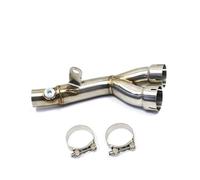 CRJIMX Silencieux D'échappement Intermédiaire En Y Pour Moto Pour Y&amaha R6 YZF-R6 2006 2007-2013 2014 2015 2016 2017 2018 2019 2020