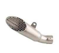 CRJIMX Silencieux D'échappement Pour Moto Pour Aprilia RSV4 1100 Factory Pour Tuono V4 1100 Factory 2021-2024 Silencieux À Enfiler Tuyau D'échappement RSV4(TYPE-b)