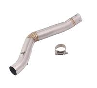 CRJIMX Silencieux D'échappement Pour Moto Pour Benelli TRK502c TRK 502C En Acier Inoxydable Avec Collecteur Central(ModèleA)