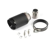 CRJIMX Silencieux D'échappement Universel 51 Mm En Fibre De Carbone Pour Moto Pour Kawasaki Z900 Etc Compatible Avec Tous Types De Motos(TYPE-F)