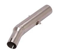 CRJIMX Slip On Pour Y&amaha Pour Tricker XG250 XT250 XG 250 2004-2008 Tuyau D'échappement De Moto Liaison Intermédiaire Adaptateur Silencieux Connec(ModèleA)