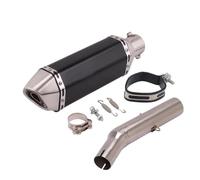 CRJIMX Slip On Pour Y&amaha Pour Tricker XG250 XT250 XG 250 2004-2008 Tuyau D'échappement De Moto Liaison Intermédiaire Adaptateur Silencieux Connec(Style F)