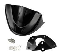 CRJIMX Spoiler Avant Inférieur Moto Garde-Boue Carénage Mentonnière Couverture pour Harley pour Dyna pour Street Bob Fat pour Wide pour Glide 2006-2017(Gloss Black)