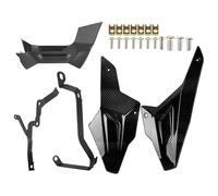 CRJIMX Spoiler De Châssis Bas Moteur Carénage Latéral pour F900R F 900R 900XR 2020-2024 Accessoires Moto(Carbon Fiber Look)