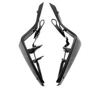 CRJIMX Spoilers Latéraux Nus Sport pour Moto Portance Aérodynamique Déflecteurs d'Aile pour Yamaha MT-09 MT09 MT 09 SP 2021-2023(Carbon Look-Clear)