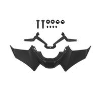 CRJIMX Sport Moto Appui Aérodynamique Spoilers Avant Dénudés Aileron Aérodynamique Déflecteur pour Yamaha MT 07 MT-07 2021 2022 2023(Noir)