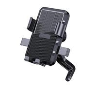 CRJIMX Support De Téléphone Portable avec Parapluie pour Guidon Motocyclette Bicyclette Extérieur Monture par Clip(Rearview Type)