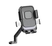 CRJIMX Support Téléphone Moto Vélo Rotation Libre Navigation Mobile pour Randonnée Antichoc(Mirror)