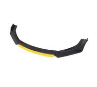 CRJIMX Universel Aileron De Pare-Chocs Avant Kit Carrosserie Spoiler Séparateur Rouge Brillant Lèvres Inférieures Diffuseur Pelle Voiture(Jaune Mat)