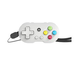 CRKD ATOM - Collectible Keychain Controller for Nintendo Switch, PC, Mac, Mobile and Smart TV (PAL Grey)