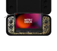 CRKD Nitro Deck+ Edition Gold Rocket League Pour Nintendo Switch Avec Étui
