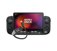 CRKD Manette Pro Nitro Deck+ HDMI – compatible TV, boutons programmables – Transparent noir