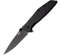 CRKT Slag Assisted D2, Stainless steel Black cr-7600K