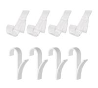 CRLLDPM 8 Pièces Crochet Radiateur, Crochet pour Radiateur Sèche Serviettes Universel, Crochet Serviette Salle de Bain, Crochets de Radiateur de Salle Bain, Pour Tous Radiateurs Standards