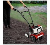 CRMARKM Motoculteur à Essence à 2 Temps,Rotovator 52CC,Mini motoculteur à Essence,pour Jardin,Jardin,Ferme,etc.