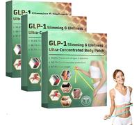 Croaie Glp-1 Patch Minceur & Wellness Ultra-Concentré Body Patch, Smgt-Glp-1 Nano Microneedle Patch, Patchs Minceur Taille Microneedle Patch, Maintien de la Courbe du Corps pour Homme et Femme (3)