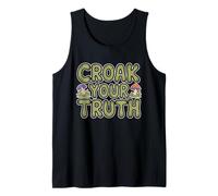 Croak Your Truth Whimsical Cute Mushroom Cottagecore Toad Débardeur