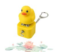 Croaking Frog Keychain with Lights and Sound, Fun Portable Frog Croaking Fidget Toy Keychain (B)