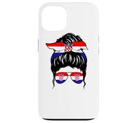 Croate Fille Croatie Drapeau Croate Fière Croate Femme Croate Coque pour iPhone 13