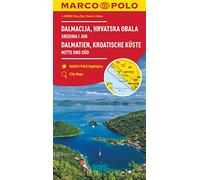 Croatia Dalmatian Coast Marco Polo Map