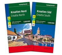 Croatia North and South Map Pack: 2 map set - Road and Leisure Map