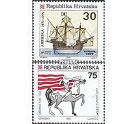 Croatie 209-210 (complète.Edition.) oblitéré 1992 découverte amérique (Timbres pour Les collectionneurs) Navigation/navires