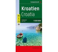 Croatie, carte routière 1:500.000, freytag & berndt
