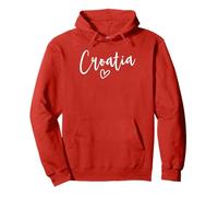 Croatie Coeur Femme Amour Croatie Sweat à Capuche