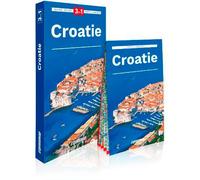 Croatie (guide 3en1) Guide + carte + atlas - Collectif - Expressmap - broché - Guide