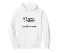 Croatie Skyline Voyage Vacances Tenues Sweat à Capuche