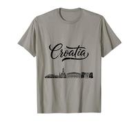 Croatie Skyline Voyage Vacances Tenues T-Shirt