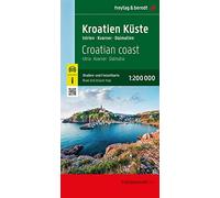 Freytag & Berndt – Carte routière et de loisirs Côte croate : Istrie, Kvarner, Dalmatie