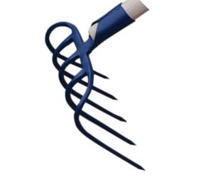 Croc à fumier douille inversée 5 dents sans manche PERRIN - 635022