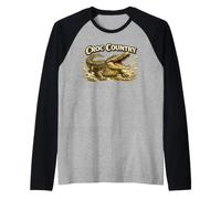 Croc Country Vintage Australie Chemise Australienne Manche Raglan