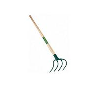 Leborgne Croc de pépiniériste 4 dents, tête 16 cm, acier forgé, manche bois pomme 130 cm - 423161 G