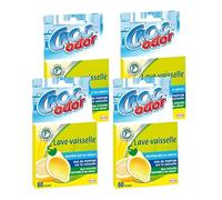 CROC ODOR - Désodorisant Lave Vaisselle Citron - ( Lot De 4 )