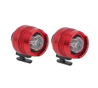 Croc Shoes Headlight, 2 Pièces LED Clogs Chaussures Light Abs Abs Long Battery Durée Alliage Alliage pour Halloween (Rouge)