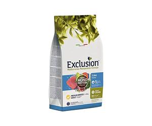 CROCCHETTE EXCLUSION MEDITERRANEO MONOPROTEIN NOBLE GRAIN ADULT MEDIUM TONNO. 3KG