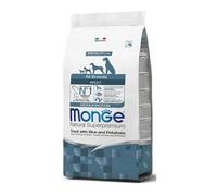 CROCCHETTE PER CANI ADULTI ALL BREEDS MONOPROTEICO SUPERPREMIUM 12 KG TROTA, RISO E PATATE MONGE