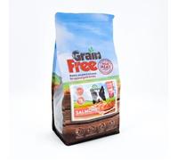 Crocchette Peraga Grain Free Per Cane Adulto 2kg Salmone Cibo Per Cani