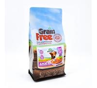 Crocchette Peraga Grain Free Per Cane Adulto Taglia Piccola 2kg Anatra Cibo Per Cani