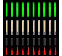 Croch Bâtonnets lumineux de pêche - Lumière vive et durable, facile à activer, accessoires de pêche de nuit imperméables pour poses et pointes de canne à pêche (A : 2,2 mm 100 pièces)