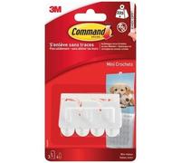 Crochet - 3M - Mini-crochet - Plastique - Taille S - Blanc et noir