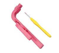 Crochet à crochet | Accessoires ergonomiques pour tricot, porte-fil avec poignée pour aiguilles à crochet, pour professionnels tricoteurs, débutants, relaxation, classe d'art, passe-temps et voyage