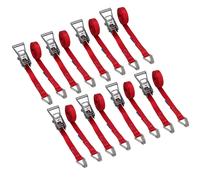 Crochet à griffe 8 pcs sangle à cliquet remorque bateau en acier inoxydable 3...