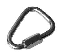 Crochet à maillon Triangulaire en Acier Inoxydable 316, Connexion à vis, Lien Rapide, Boucle de Verrouillage Triangulaire pour l'escalade, Le Camping, la randonnée, Les Aventures