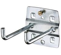 Crochet à outils double, extrémité verticale du crochet 75x6 mm