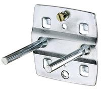 Crochet à outils double, mandrin droit 50x6mm